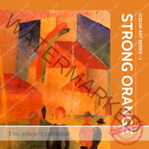 iColor Art Postcard SeriesⅠ- Strong Orange - 이미지 4